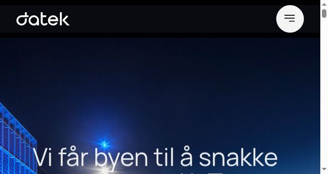 Screenshot of datek.no