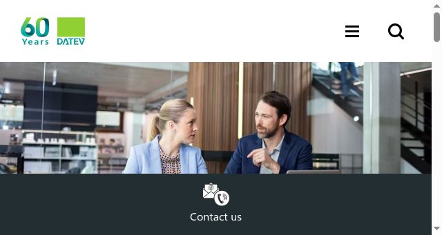 Screenshot of datev.com