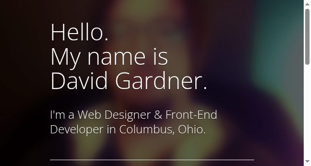 Screenshot of daveis.net