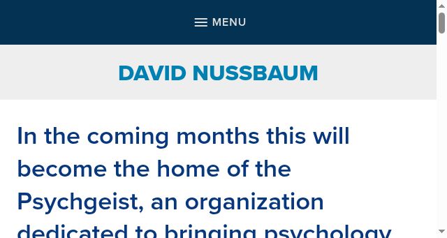 Screenshot of davenussbaum.com