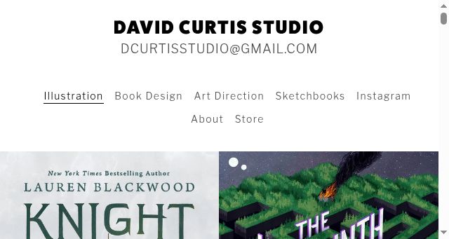 Screenshot of david-curtis.com