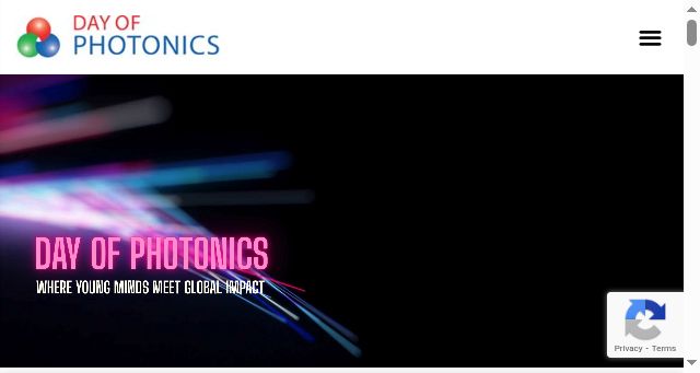 Screenshot of day-of-photonics.org