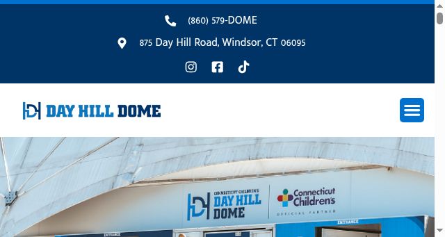 Screenshot of dayhilldome.com