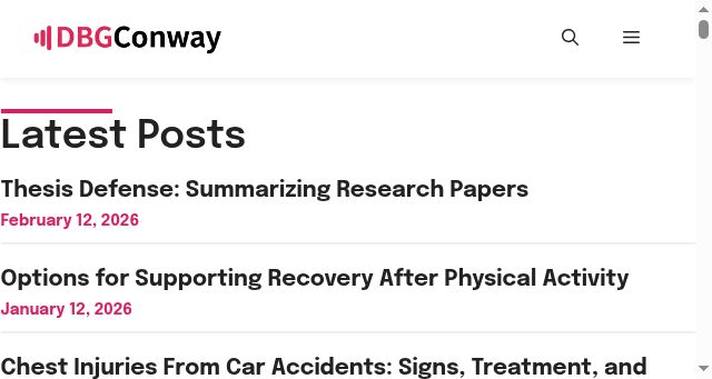 Screenshot of dbgconway.com
