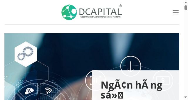 Screenshot of dcapital.com.vn