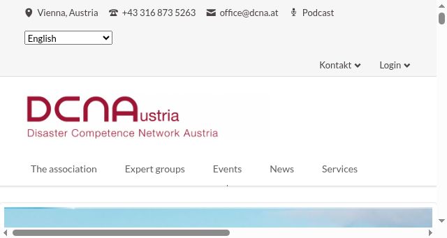 Screenshot of dcna.at