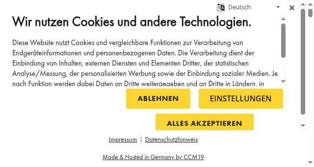 Screenshot of de-hub.de
