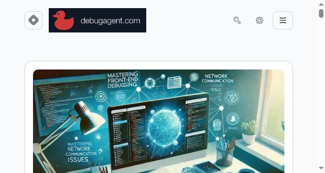 Screenshot of debugagent.com