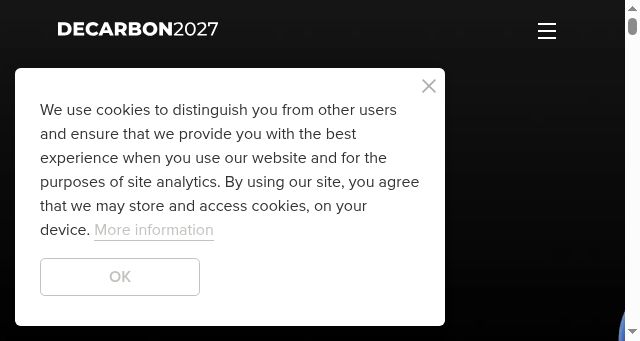 Screenshot of decarboncongress.com