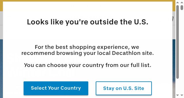 Screenshot of decathlon.com