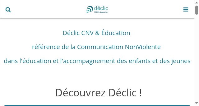 Screenshot of declic-cnveducation.org