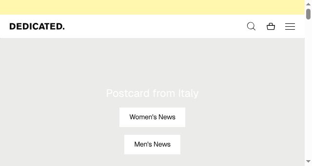 Screenshot of dedicatedbrand.com