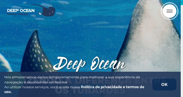 Screenshot of deepocean.com.br