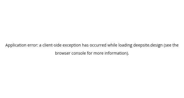 Screenshot of deepsite.design