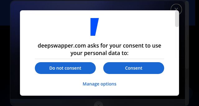 Screenshot of deepswapper.com