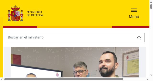 Screenshot of defensa.gob.es