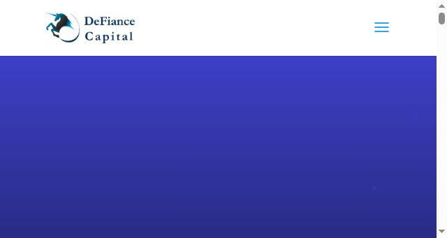 Screenshot of defiance.capital