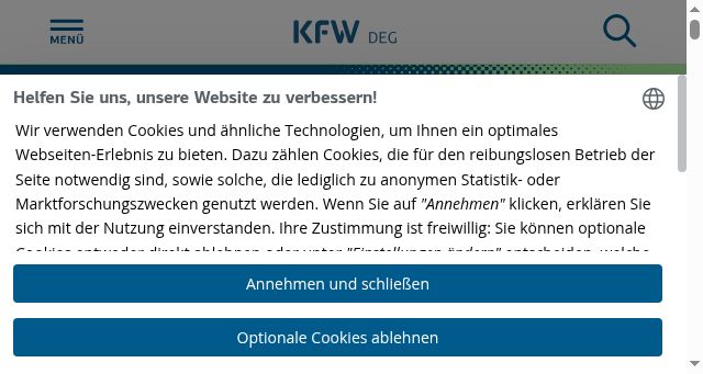 Screenshot of deginvest.de