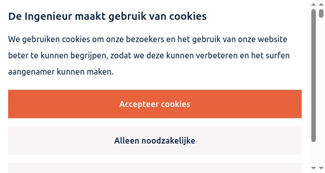 Screenshot of deingenieur.nl