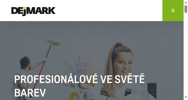 Screenshot of dejmark.cz