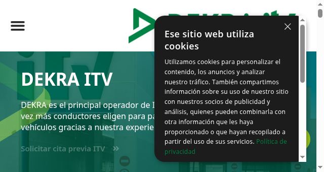 Screenshot of dekraitv.es