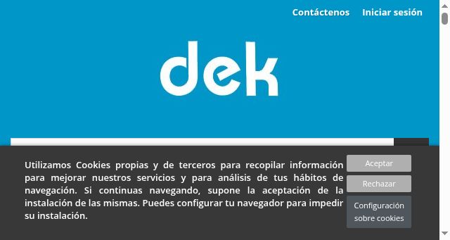 Screenshot of deksl.es