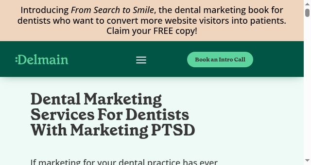 Screenshot of delmain.co