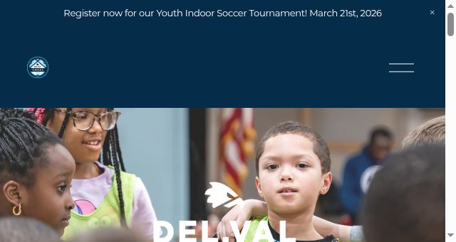 Screenshot of delvaleagles.com