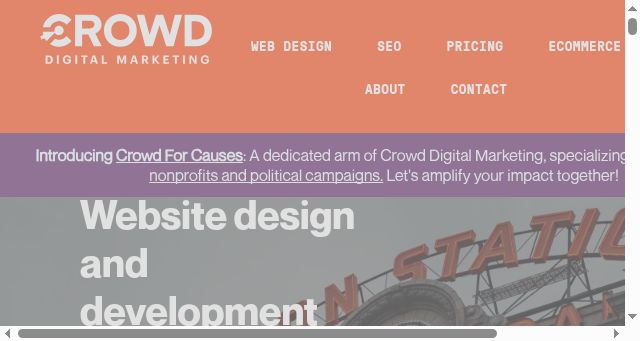 Screenshot of denvercrowd.com