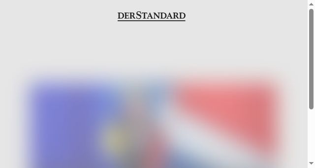 Screenshot of derstandard.de