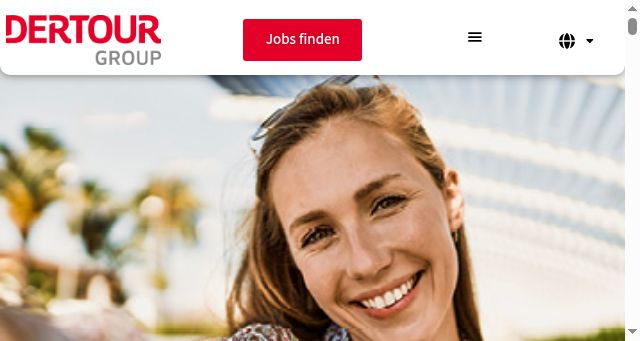 Screenshot of dertour-jobs.com