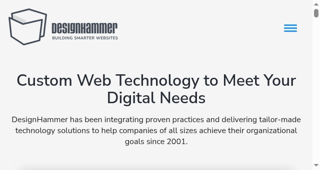 Screenshot of designhammer.com