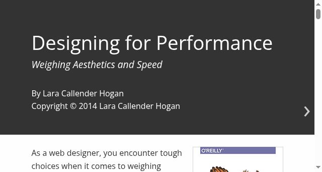 Screenshot of designingforperformance.com