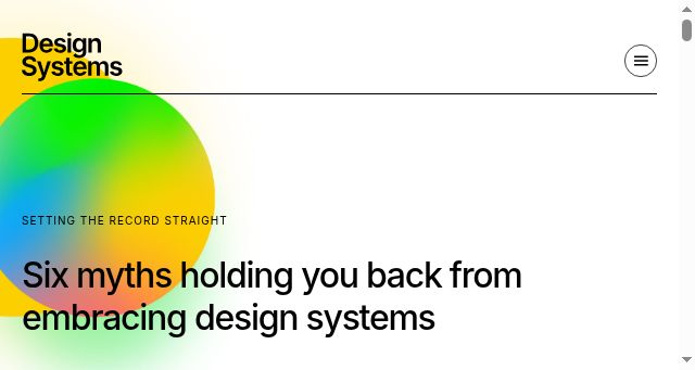 Screenshot of designsystems.com