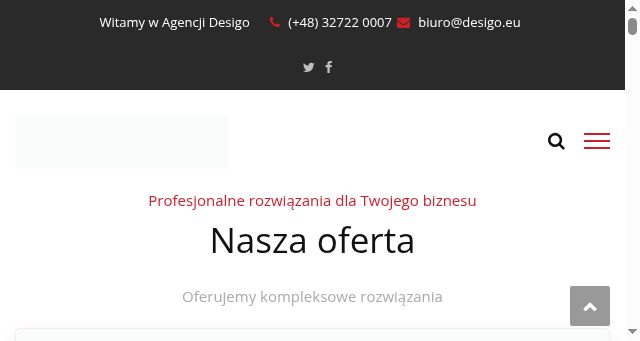 Screenshot of desigo.eu