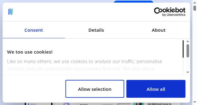 Screenshot of deskare.io