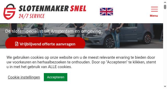 Screenshot of deslotenmakeramsterdam.com