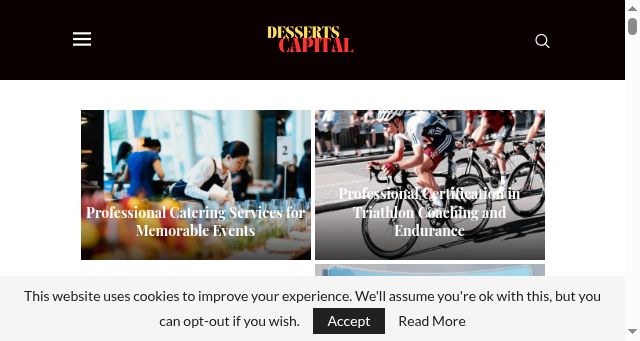 Screenshot of dessertscapital.com