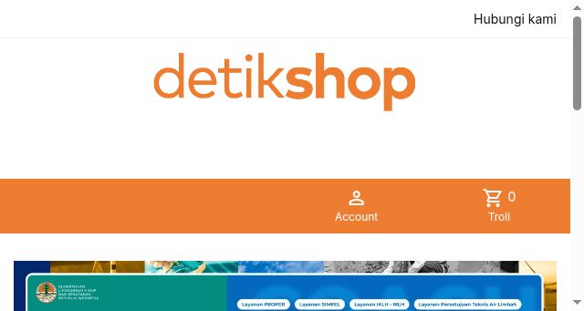 Screenshot of detikshop.com
