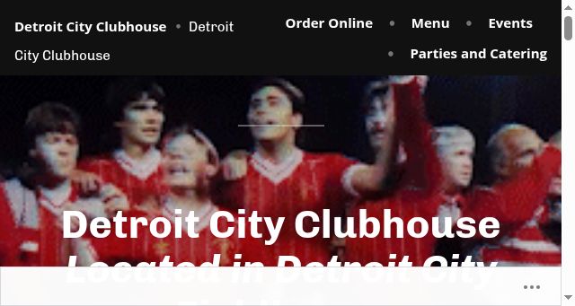 Screenshot of detroitcityclubhouse.com