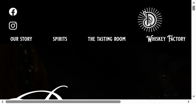 Screenshot of detroitcitydistillery.com