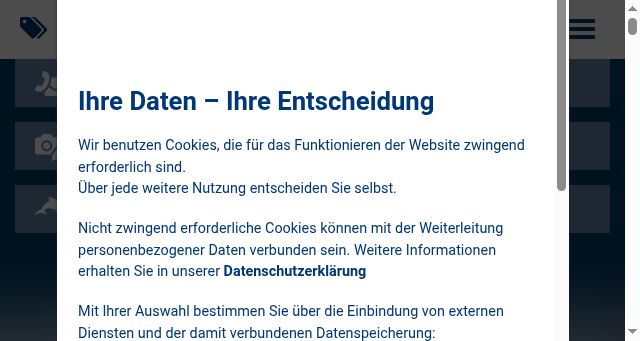 Screenshot of deutsches-meeresmuseum.de
