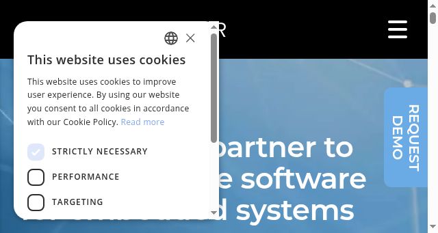Screenshot of developair.tech