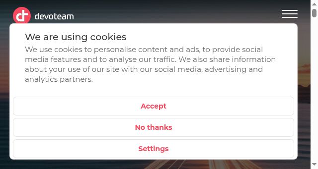 Screenshot of devoteam.com