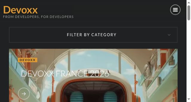 Screenshot of devoxx.com