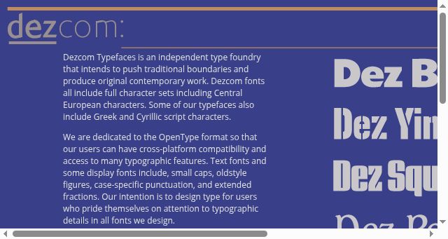 Screenshot of dezcom.com