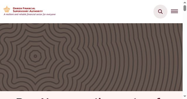 Screenshot of dfsa.dk