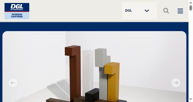 Screenshot of dglpowders.com