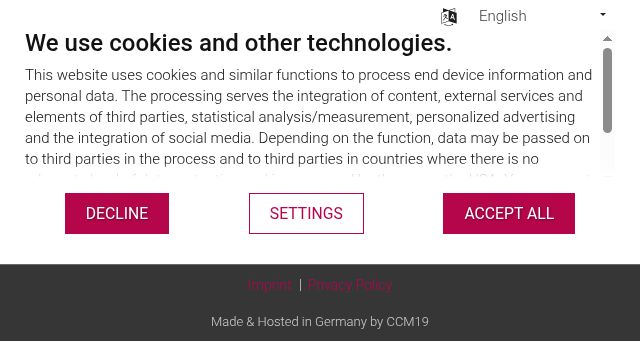 Screenshot of dgq.de