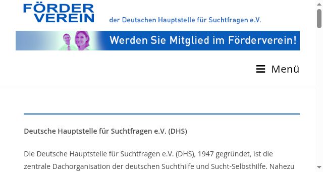 Screenshot of dhs-foerderverein.de
